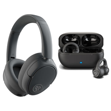 JBuds Lux Graphite & Flex Open Black